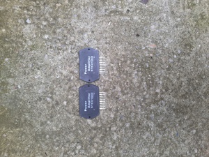 2 circuite integrate STK 1000 II amplificatoare audio nefolosite fabricate in Germania