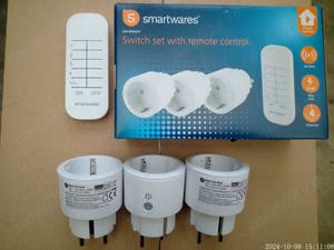Set 3 prize cu telecomanda, 2300w, model slim, Smartwares Olanda