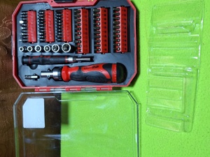 Trusa surubelnite cu clichet, chei tubulare si set cu varfuri surubelnita   biti    Surubelnita exte - imagine 5