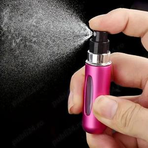 Spray cu apa lavanda atomizor reancarcabil aluminiu 5ml diferite culori 80x17mm. Pret 5 lei. Livrare