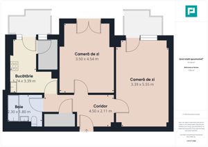 Apartament de 2 Camere Bulevardul Decebal - imagine 8