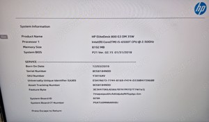 Calculator HP EliteDesk 800 G3 MiniPC - imagine 2