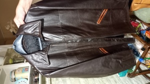 Haină piele toamnă bărbați  - imagine 3