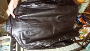 Haină piele toamnă bărbați  - imagine 2