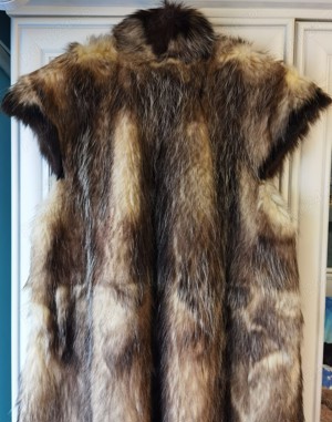 Vesta lunga clos dama blana naturala - imagine 2