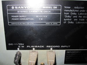 Vand miniamplificator+deck+boxe SANYO - imagine 5