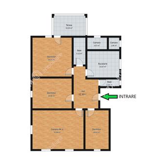 Apartament cu 4 camere la etajul 1 in zona Centrului Istoric din Sibiu - imagine 8