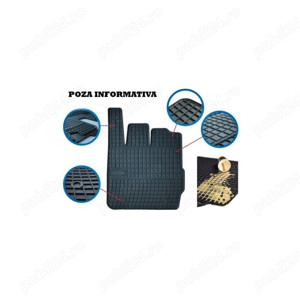 Covoare cauciuc compatibile Porsche Cayenne I 2002-2010, 546320 / P100 - imagine 5