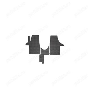 Covoare cauciuc compatibile VW T6 2015-> , D0073 / P40