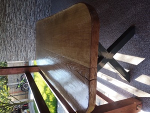 Masă de stejar din lemn masiv