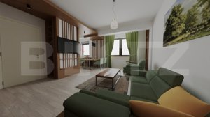 Apartament Nou, 63 mp utili, 2 camere decomandat Bloc Rezidential Nou - imagine 3