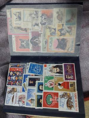 Clasor cu mapa vechi,clasor cu timbre si mai multe ne expuse,prezentate asa cum au fost gasite BIBLI - imagine 5