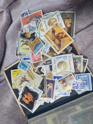 Clasor cu mapa vechi,clasor cu timbre si mai multe ne expuse,prezentate asa cum au fost gasite BIBLI - imagine 9