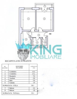 Regie | 2 Camere | 2 Balcoane |  Proximitate metrou | - imagine 7