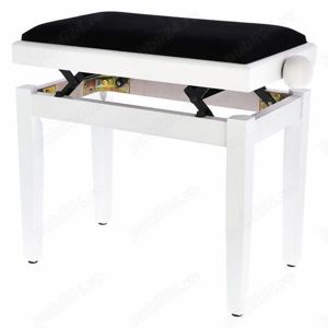 Scaun pian TH KB-15WHM alb negru