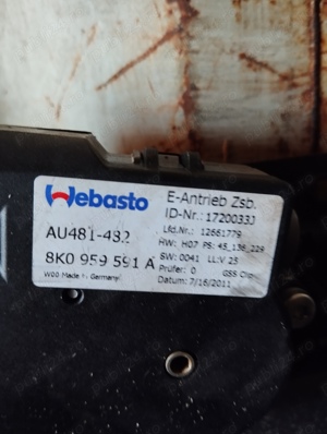 Trapa panoramica Audi A4 S4 B8 ( 2009-2016 ) - imagine 5