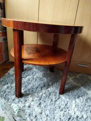 Masa rotunda lemn de trandafir - imagine 3