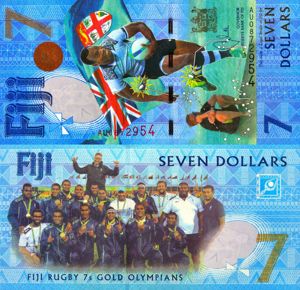 Lot 4 bancnote FIJI UNC