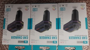 Modulator bluetooth auto sunet Hd incarcator auto 2Usb + Type C , noi la cutie