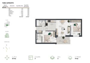 Apartament 3 camere  2 bai - Denya Forest bloc nZEB - COMISION 0% - imagine 3