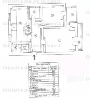 3 camere central,Bd.Natiunile Unite, 2/7, bloc 1995 - imagine 7