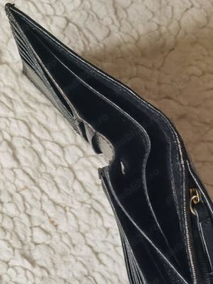 Portofel negru dama Coccinelle piele naturala 24 compartimente - imagine 5