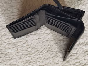 Portofel negru dama Coccinelle piele naturala 24 compartimente - imagine 7