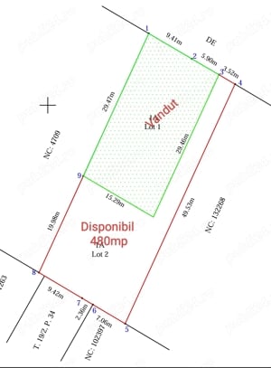 Popesti-Leordeni vanzare teren intaravilan 480mp - imagine 2