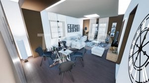 Penthouse spatios - la cheie - 91 mp utili - 2 bai si parcare proprie - imagine 3