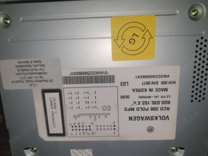 Radio Cd pentru VW Polo, original - imagine 2