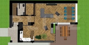 Casa 4 camere, 750mp teren, Cristian - imagine 4