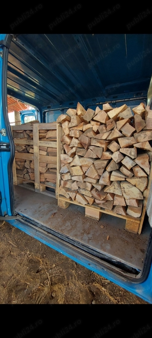 Vînd Lemne de foc USCATE Stejar Fag Paletat  - imagine 2