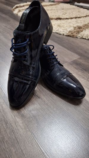 Pantofi din piele barbati  - imagine 3