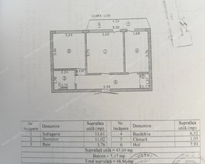 Apartament cu 2 camere decomandat, situat in cartier IC Frimu. - imagine 7
