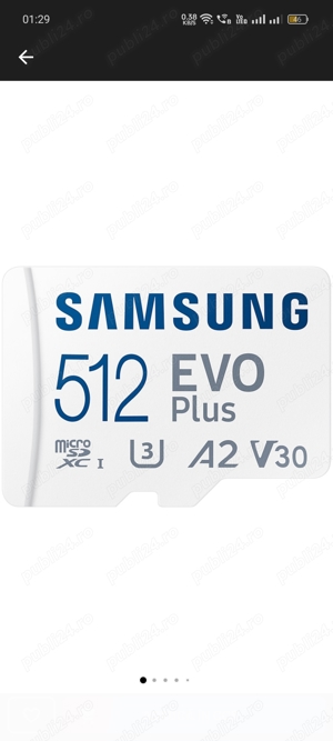 Card de memorie Samsung Evo Plus Blue microSDXC, 512GB - imagine 2