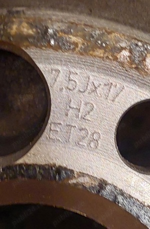 Jante aluminiu Audi A5 cu anvelope de vara  225/50/r17 - imagine 3