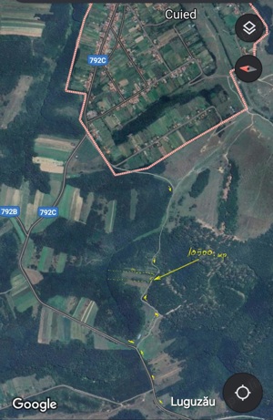 GRATIS 500.mp.VIND teren cu padure 1,05.Ha.( zona  Moneasa, loc. Cuied.). - imagine 5