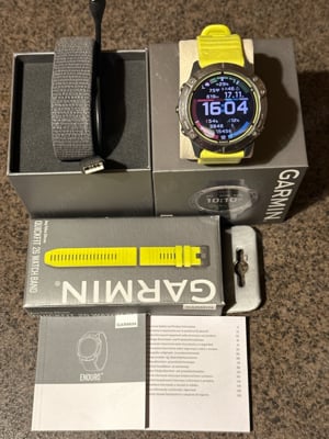 Garmin Enduro la cutie 51mm solar impecabil 30+baterie