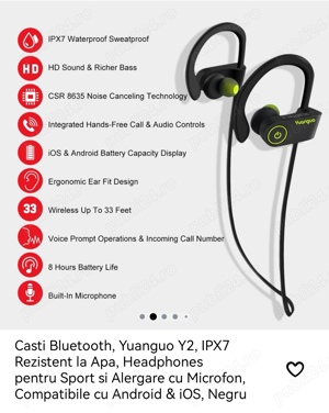 Vând căști Bluetooth  - imagine 2