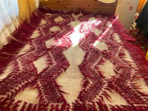 Țol țărănesc prelucrat manual