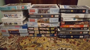 Colectie puzzle asamblate