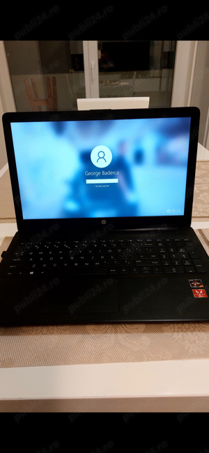 Vând Laptop HP 15-db1200ny cu procesor AMD Ryzen  7 3700U - imagine 3