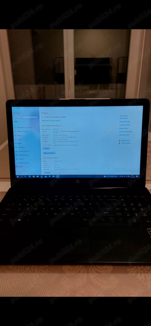 Vând Laptop HP 15-db1200ny cu procesor AMD Ryzen  7 3700U - imagine 4