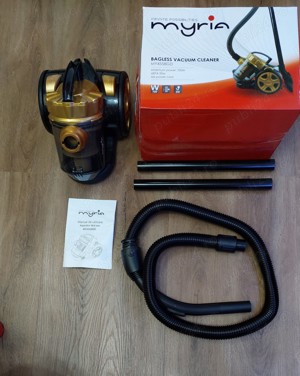 Aspirator fara sac MYRIA  1.5l, 700W, 80dB, galben-negru - imagine 4