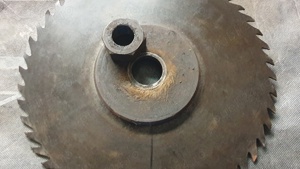 masă circular tăiat lemne - imagine 2