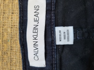 Blugi, jeans bărbați Calvin Klein măsura W33 L30 - imagine 4