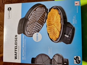 Aparat pentru  5 vafe   gofre , putere 1200W, strat antiaderent - imagine 3