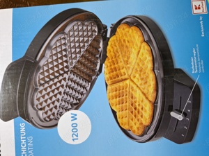 Aparat pentru  5 vafe   gofre , putere 1200W, strat antiaderent