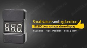 Tester acumulatori litiu 1S-8S cu voltmetru si buzzer BX100 - imagine 3