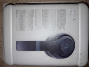 Casti audio Over-Ear Beats Studio Pro, Wireless, Noise Cancelling, Bluetooth 5.3, Navy, NOI, Sigilat - imagine 2